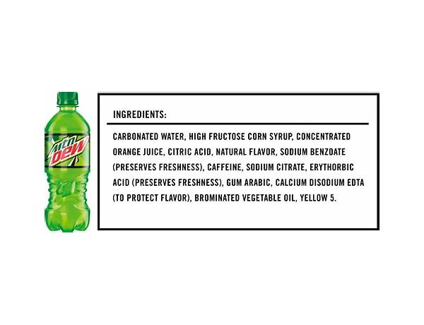 Mountain dew ingredients