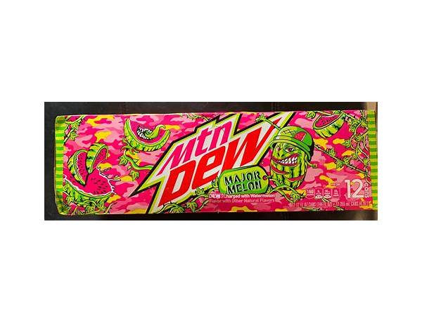 Mountain dew major melon food facts