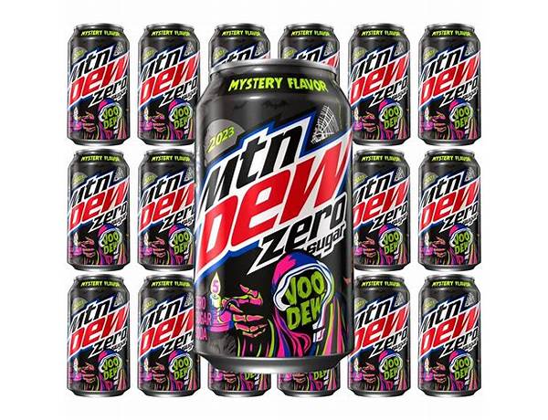 Mountain dew voodew 5 food facts