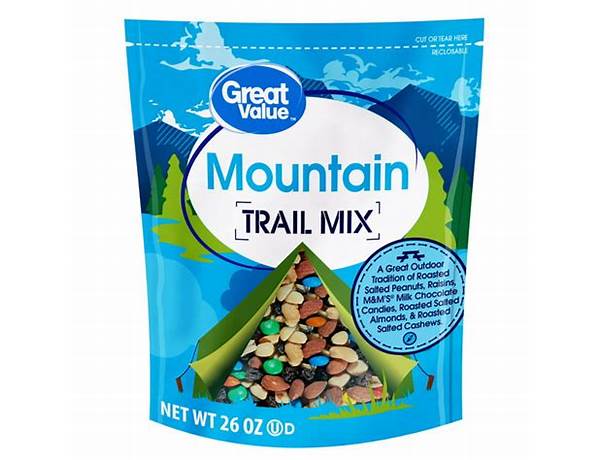 Mountain trail mix food facts