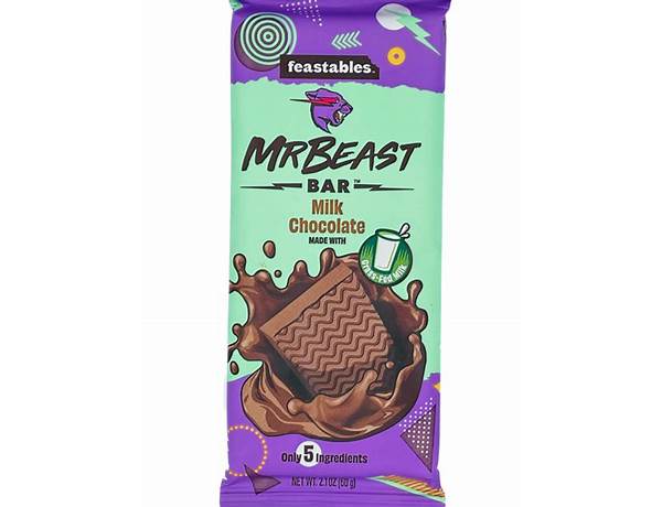 Mr beast bar milk chocolate food facts
