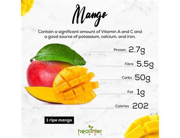 Mucho mango food facts