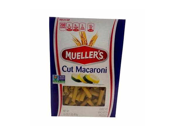 Mueller's, cut macaroni ingredients