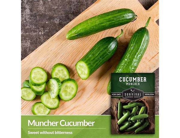 Muncher cucumber ingredients