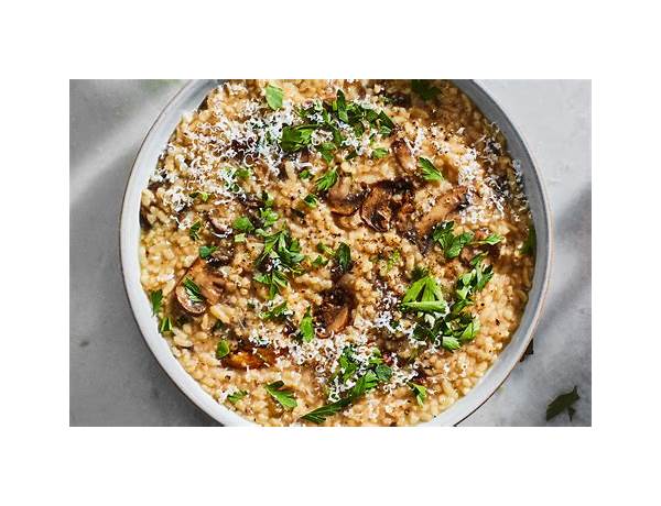 Mushroom risotto cup food facts