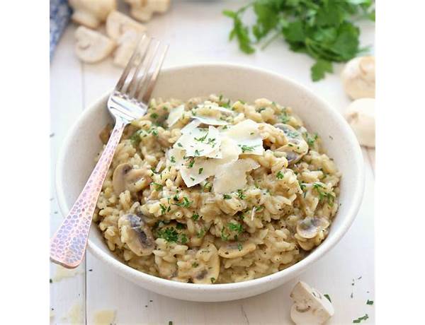 Mushroom risotto cup ingredients