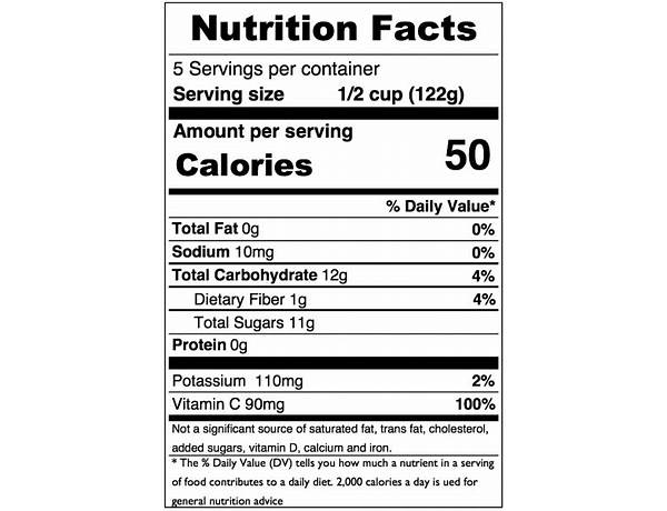 Musselman's unsweetened apple sauce nutrition facts