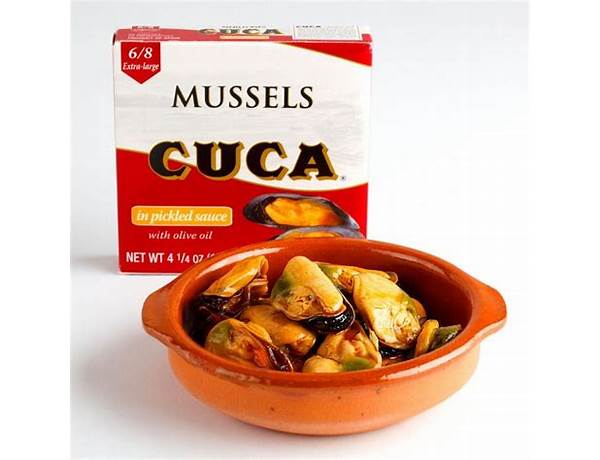 Mussels in pickled sauce food facts