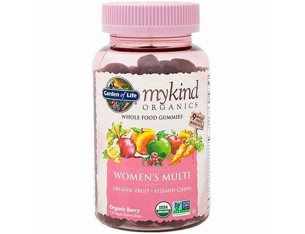 Mykind organic multivitamns ingredients