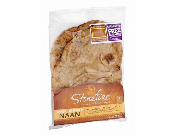 Naan whole grain authentic flatbreads food facts