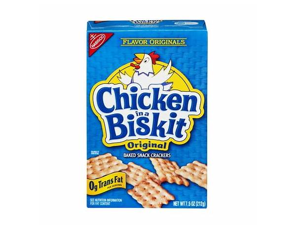 Nabisco chicken in a biskit crackers chicken in a biskit 1x7.5 oz food facts