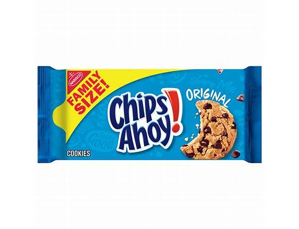 Nabisco chips ahoy! cookies original 1x18.2 oz food facts