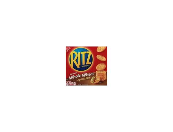 Nabisco ritz crackers whole wheat 1x12.9 oz nutrition facts