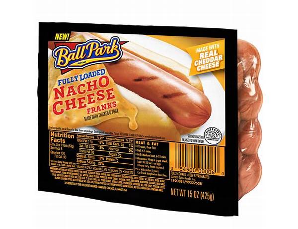 Nacho cheese franks food facts