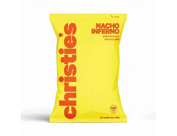 Nacho inferno potato chips food facts