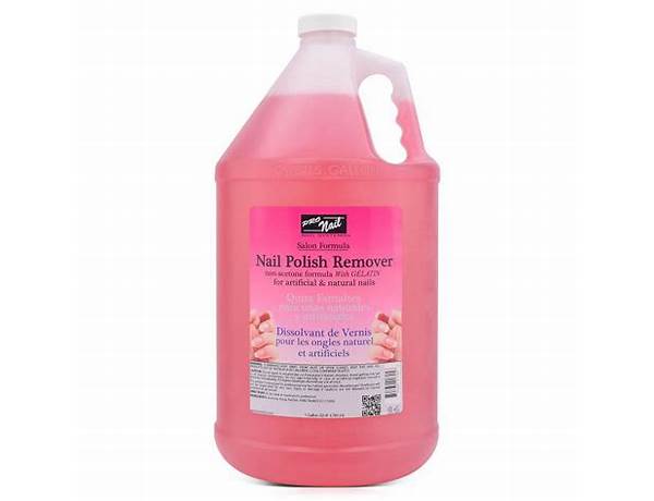 Nail polish remover nutrition facts