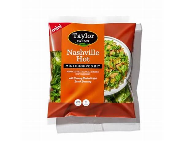 Nashville-style hot chopped salad kit food facts