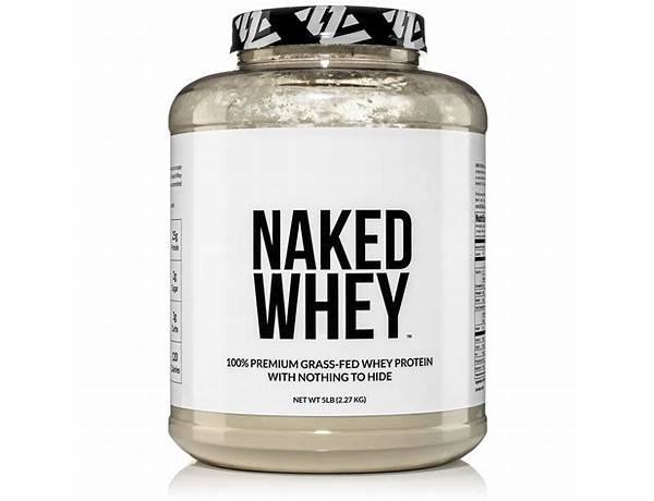Natural 100% whey protein* powder ingredients
