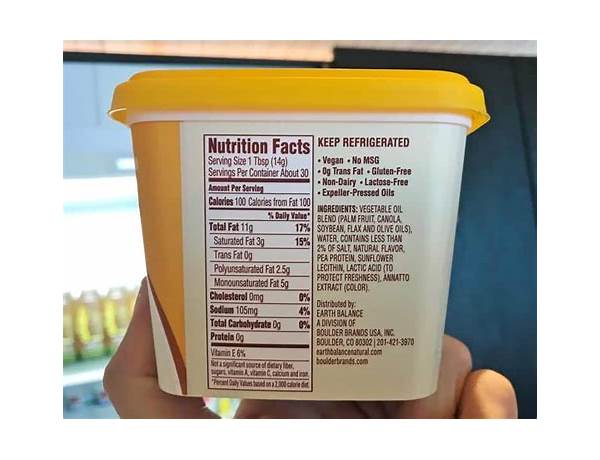 Natural creamery butter food facts