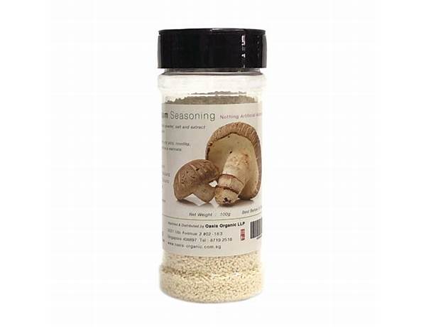 Natural mushroom seasoning ingredients