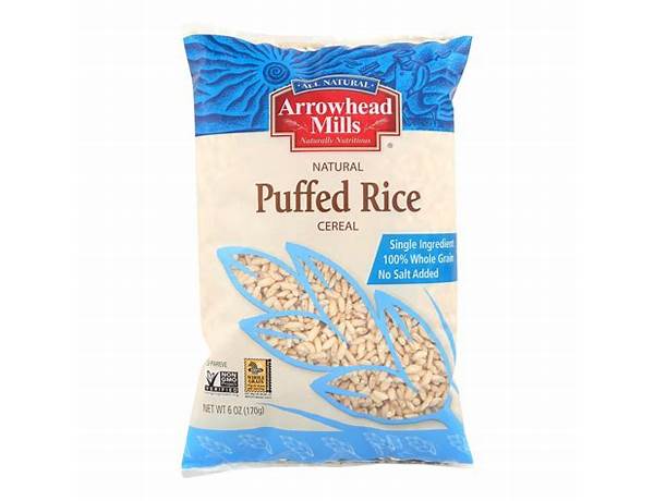 Natural puffed rice food facts