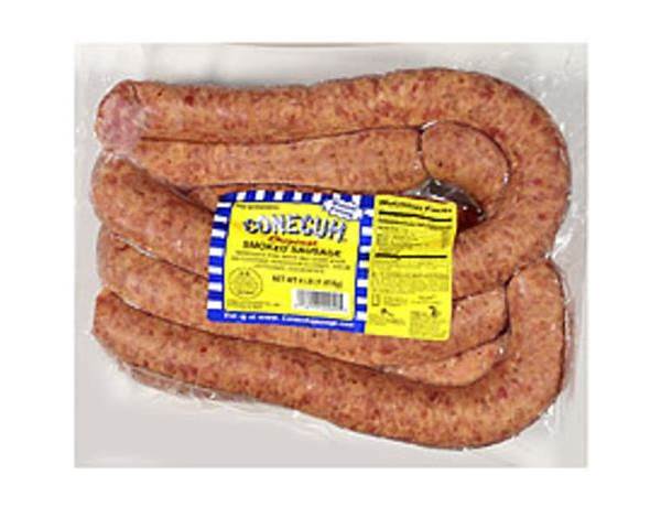 Natural smoked sausage  original food facts