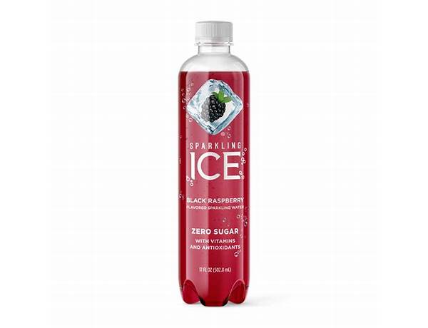 Naturally flavored sparkling water food facts