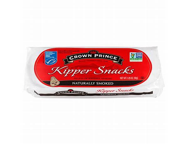Naturally smoked kipper snacks food facts