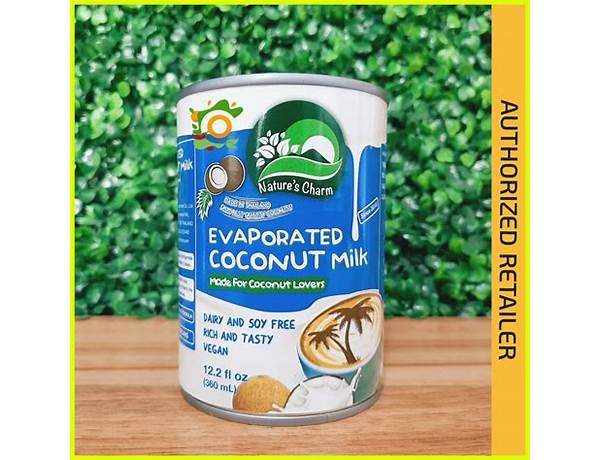 Nature's charm evaporated coconut milk ingredients