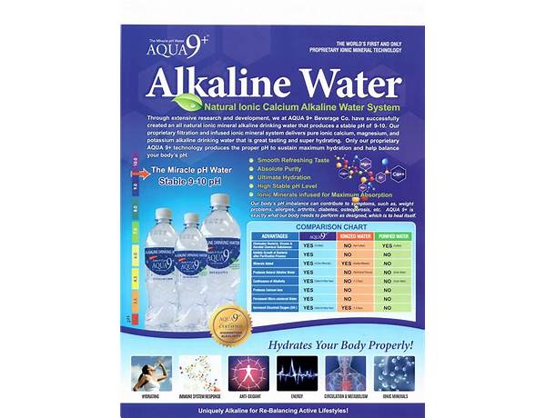 Nature’s crystal alkaline water food facts