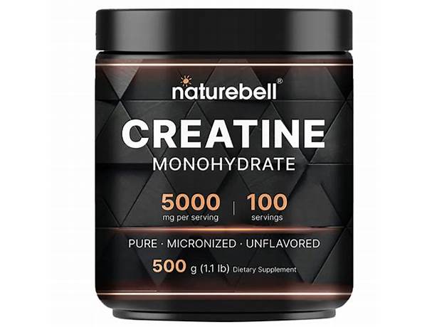 Nature bell creatine food facts