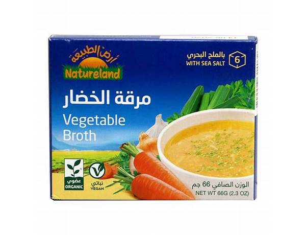 Natureland vegetable broth 1 kg food facts