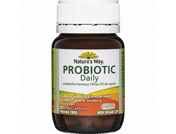 Natures way probiotic 10 food facts