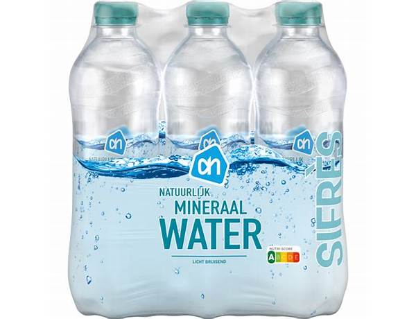 Natuurlijk mineraalwater licht bruisend food facts