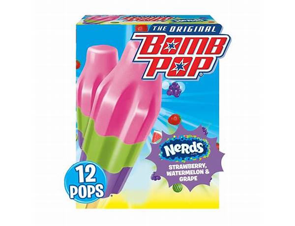 Nerds bomb pops food facts