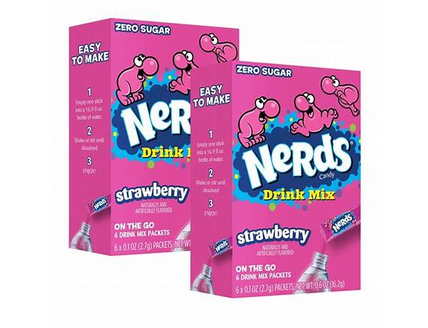 Nerds strawberry drink mix ingredients