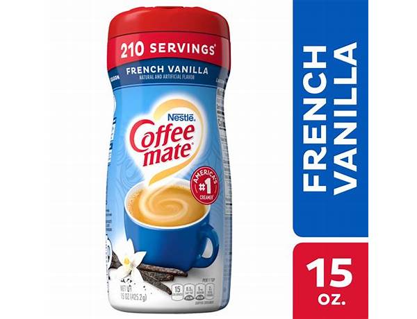 Nestle coffee mate powdered coffee creamer french vanilla food facts