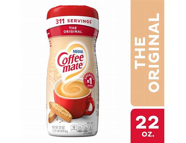 Nestle coffee-mate coffee creamer canister food facts