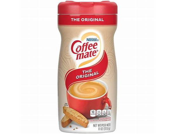 Nestle coffee-mate coffee creamer canister food facts