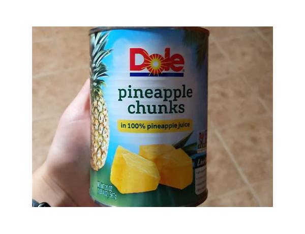 Never anything else pineapple chunks food facts