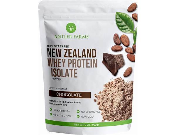 New zealand whey proteing isolate chocolate ingredients