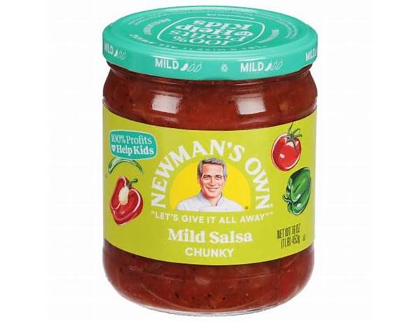 Newman's own chunky mild salsa food facts