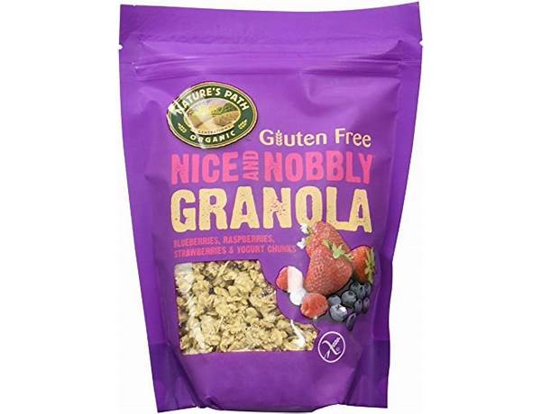 Nice and nobbly granola food facts