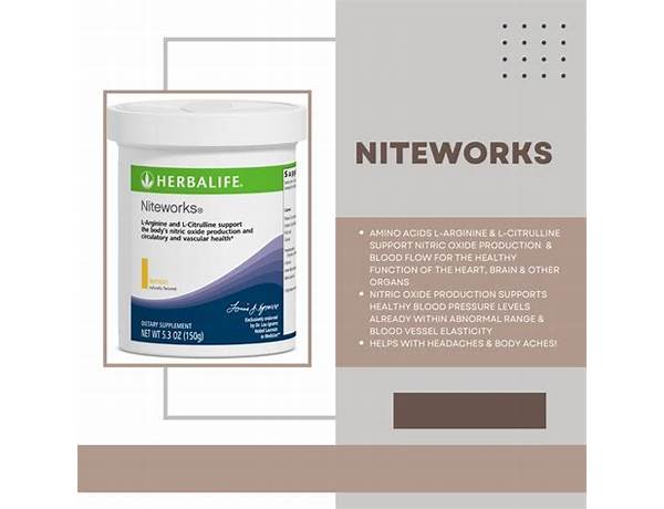 Niteworks nutrition facts