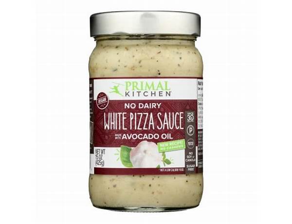 No dairy white pizza sauce food facts