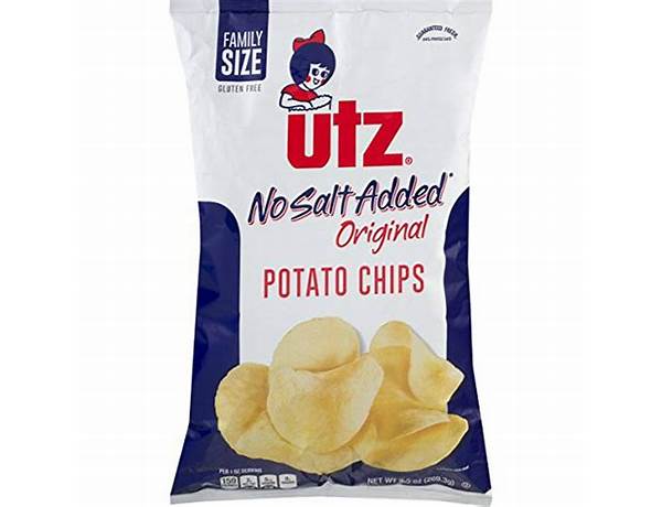 No salt potato chips food facts