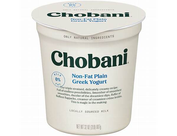 Non-fat plain greek yogurt ingredients