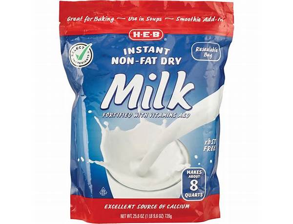 Nonfat dry milk ingredients