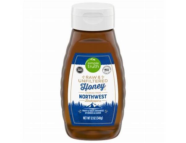 Northwest raw unfiltered honey food facts