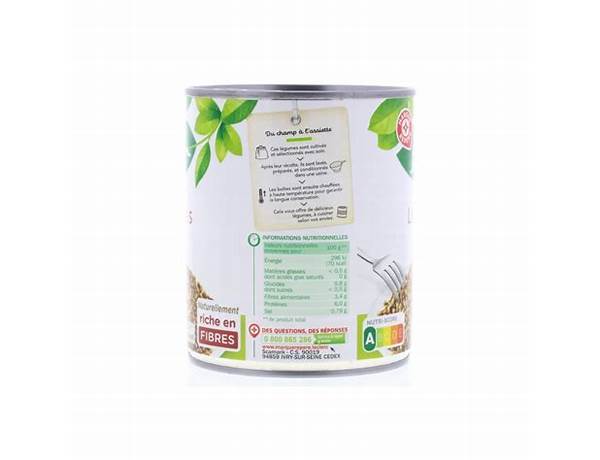 Notre jardin nutrition facts